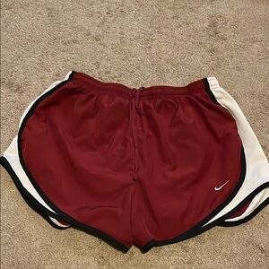 Nike Women's Maroon Athletic Shorts